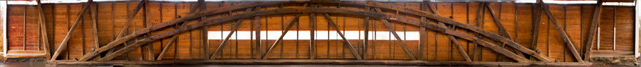 Double Burr Arch of Sheeder_Hall Covered Bridge